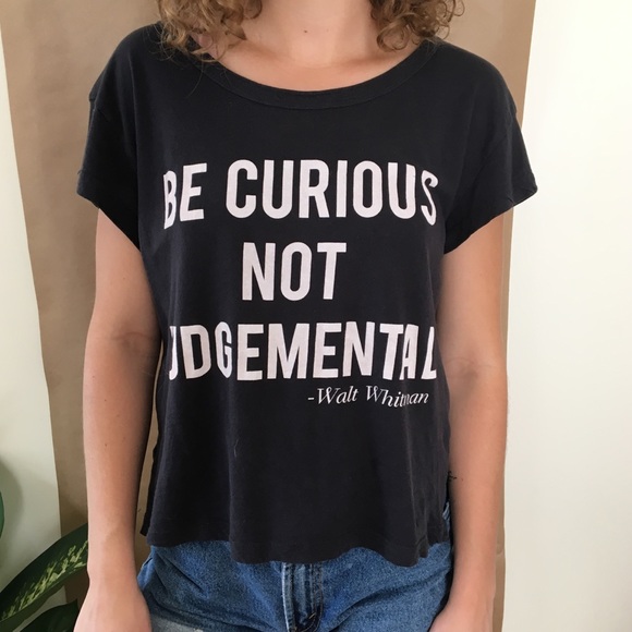 “Be Curious, Not Judgemental” T-Shirt - Picture 2 of 2